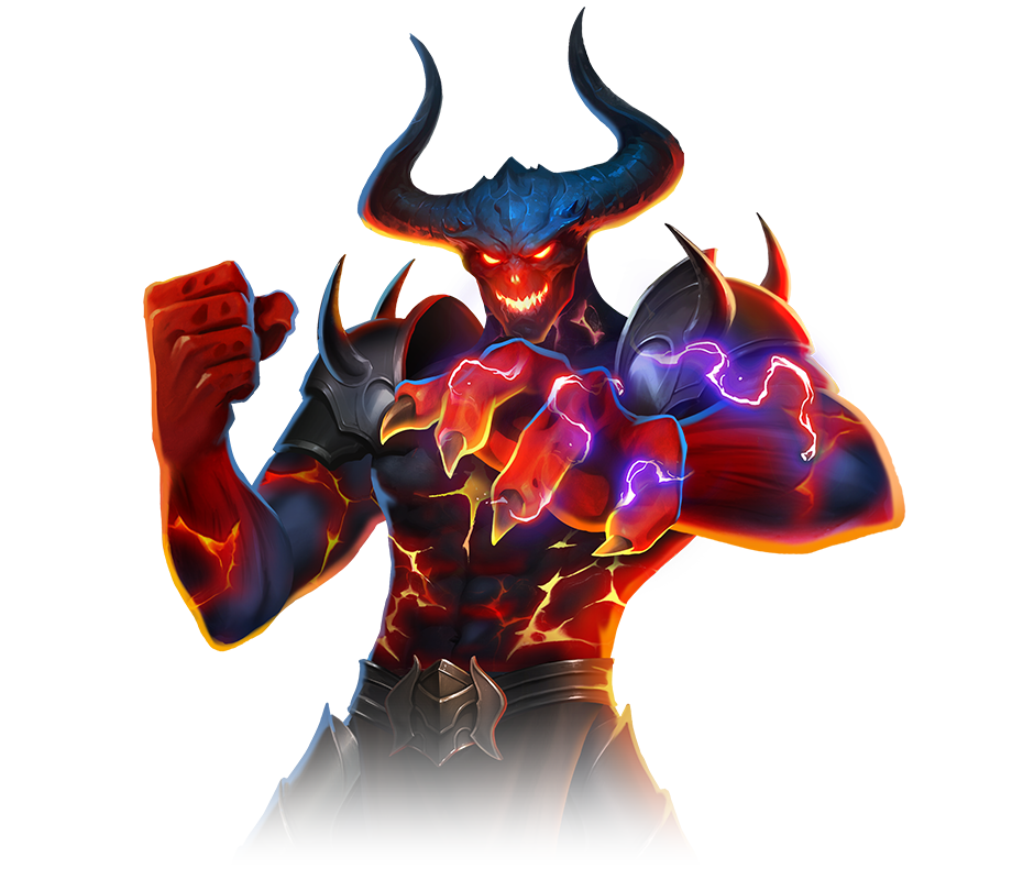 Banner character elder god baphomet